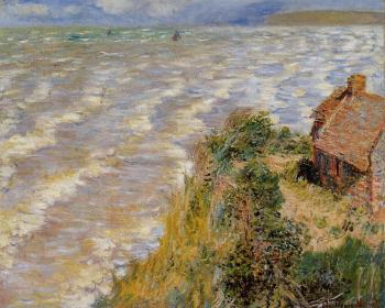 Claude Oscar Monet : Rising Tide at Pourville